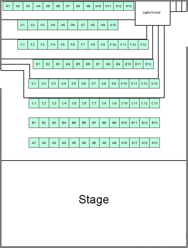 Horizon Theatre Seating Chart